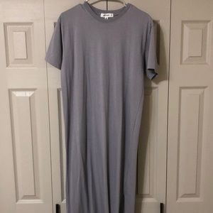 Missguided Long Purple T-Shirt Dress Size 4